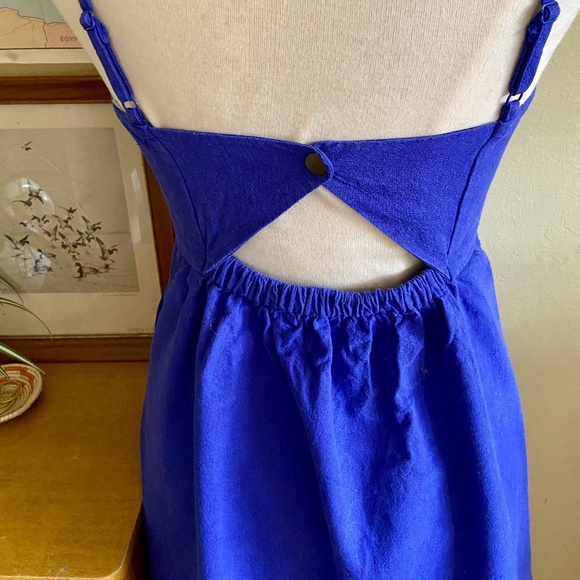 UO Scalloped Cut Back Mini Dress by Cope - Picture 6 of 8